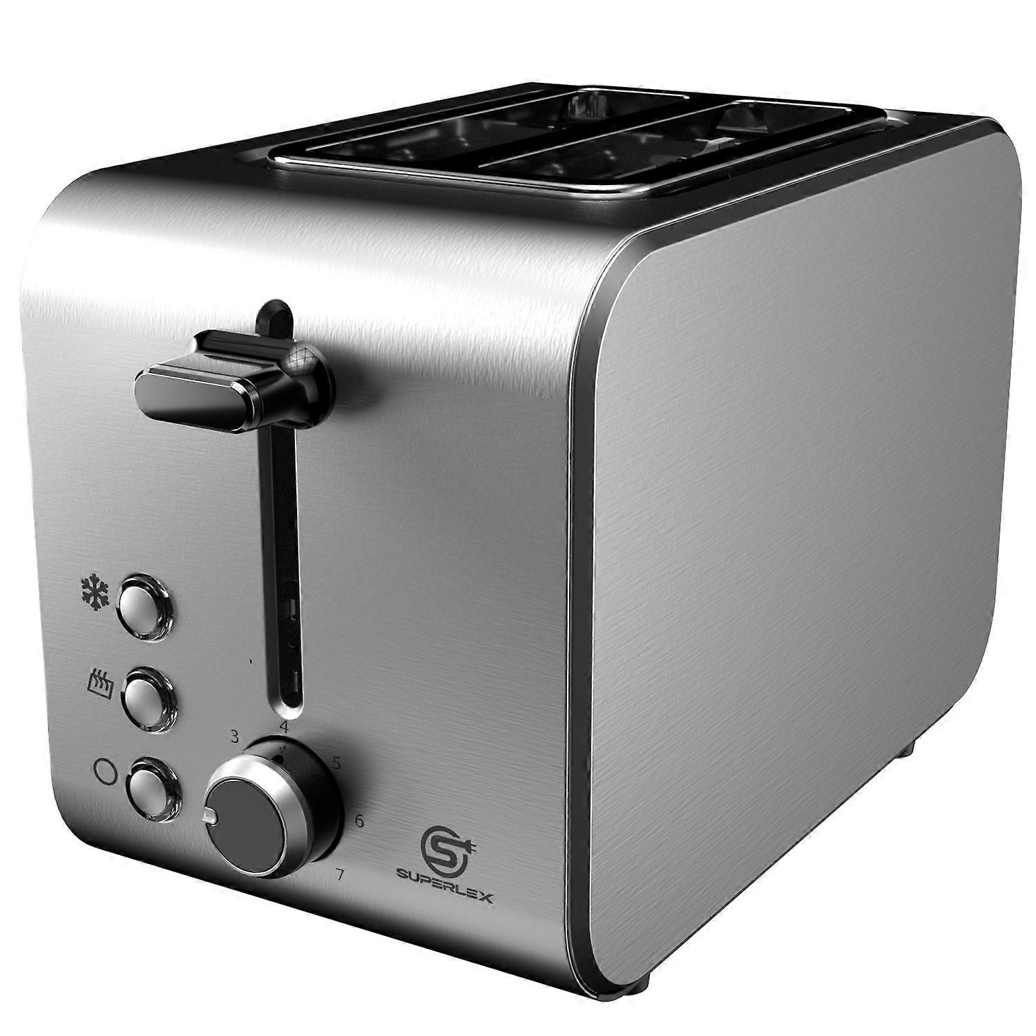 SUPERLEX 2 slices toaster With Defrost,Reheat,Cancel function
