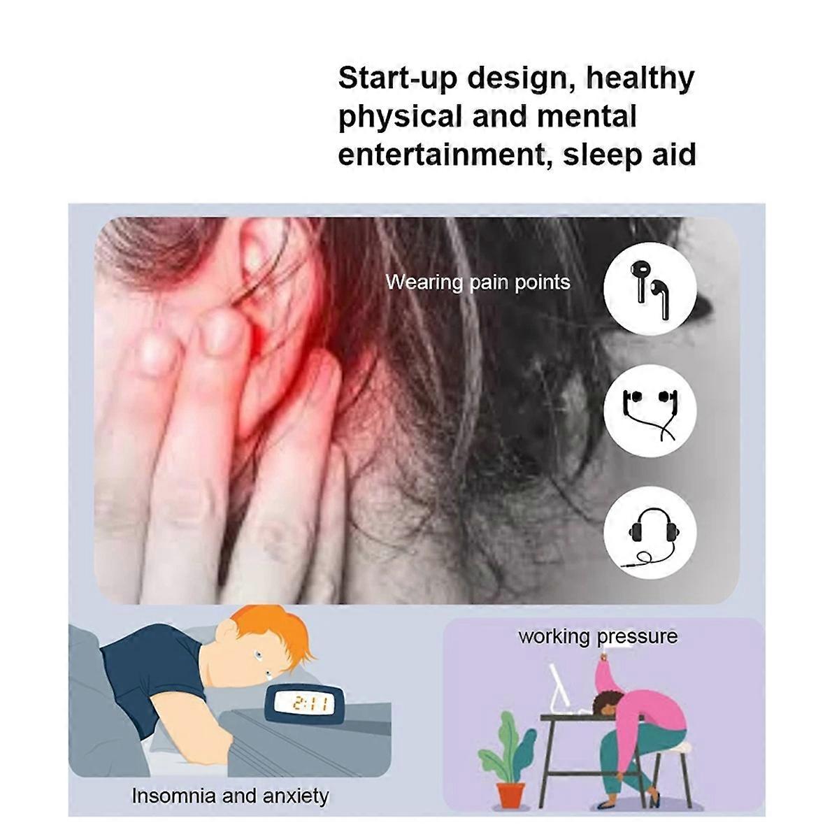 Sound Box Bone Conduction Wireless Bluetooth Speaker Black