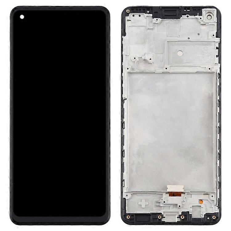 Grade C LCD Screen and Digitizer Assembly + Frame Repair Part (without Logo) Compatible For Samsung Galaxy A21s SM-A217
