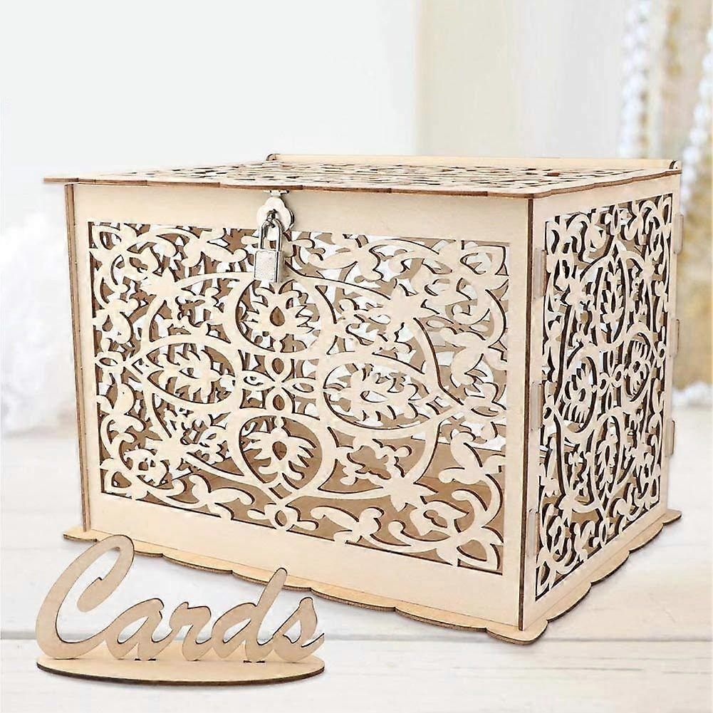 Rustic Card Box for Wedding Reception Deco