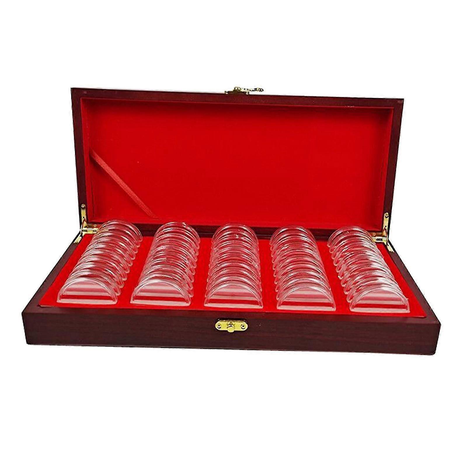 46mm Coin Storage Box Coin Collection Box Universal for Coin Collector Box with B Pad