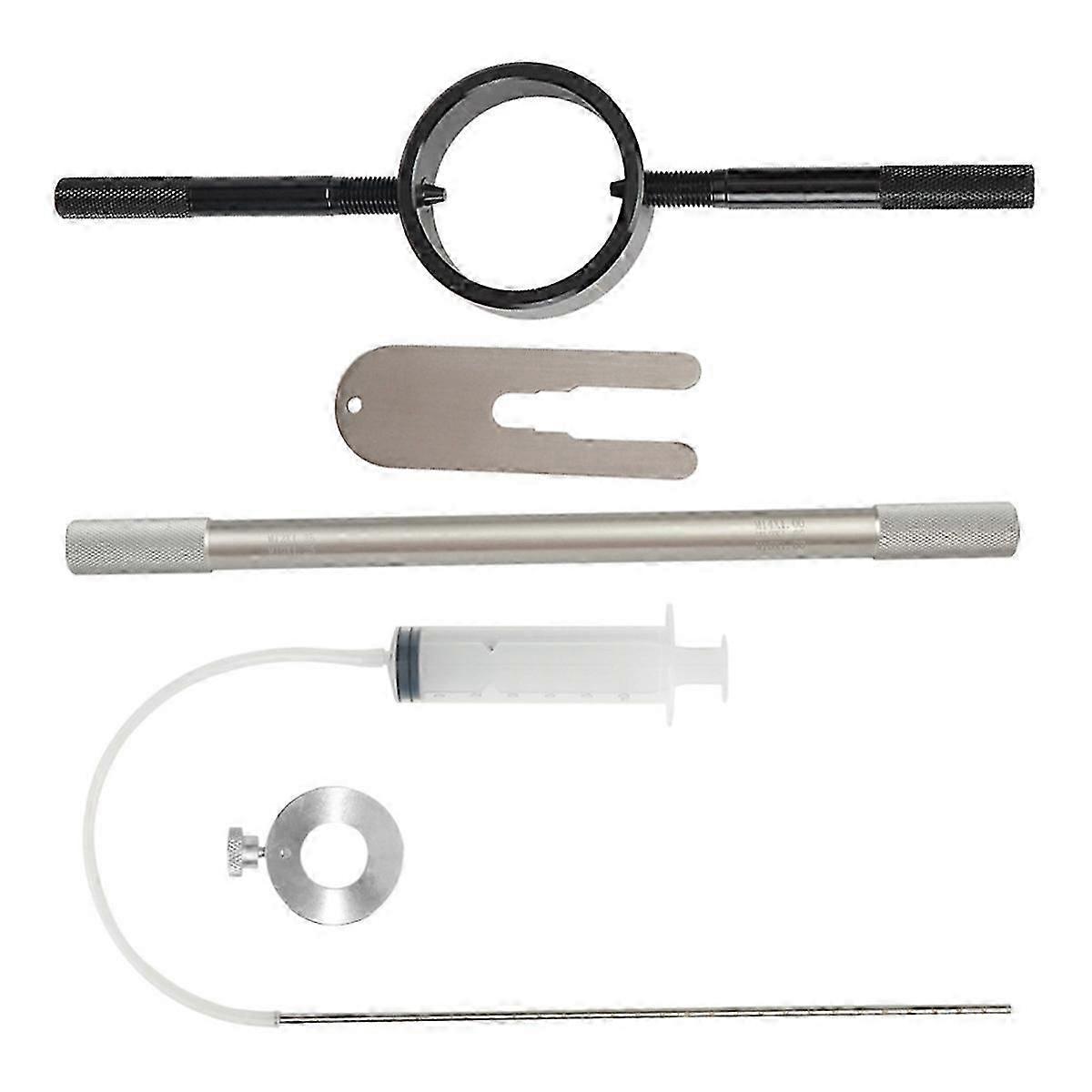 Motorcycle Fork Spring Compressor & Oil Level Tool Kit for Maintenance