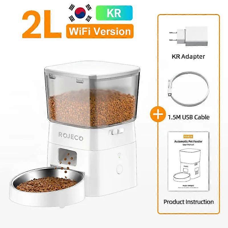 Dirtypigs 2l mangeoire automatique pour chat Wifi Distributeur intelligent de nourriture pour animau