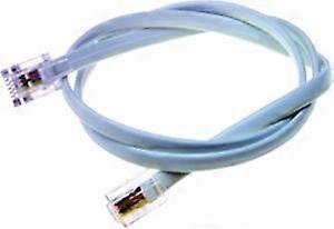 Telepatch Cable White RJ11-RJ11 3M