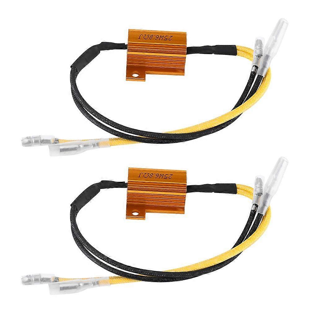 25W 6.8J Motorcycle LED Turn Signal Indicator Light Load Resistor Fix Error Flash Controller