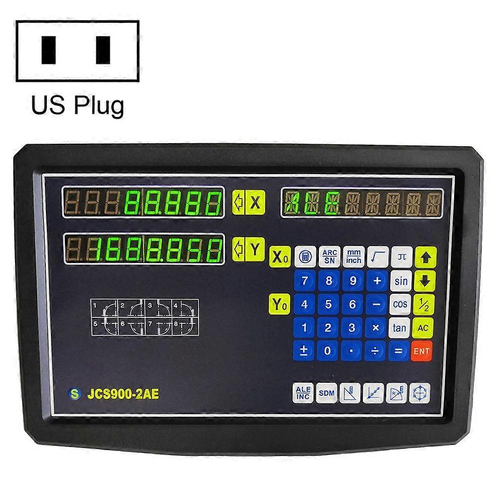 JCS900-2AE Two Axes Digital Readout Display Milling Lathe Machine, AU Plug