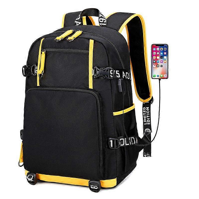 yellow jordan backpack