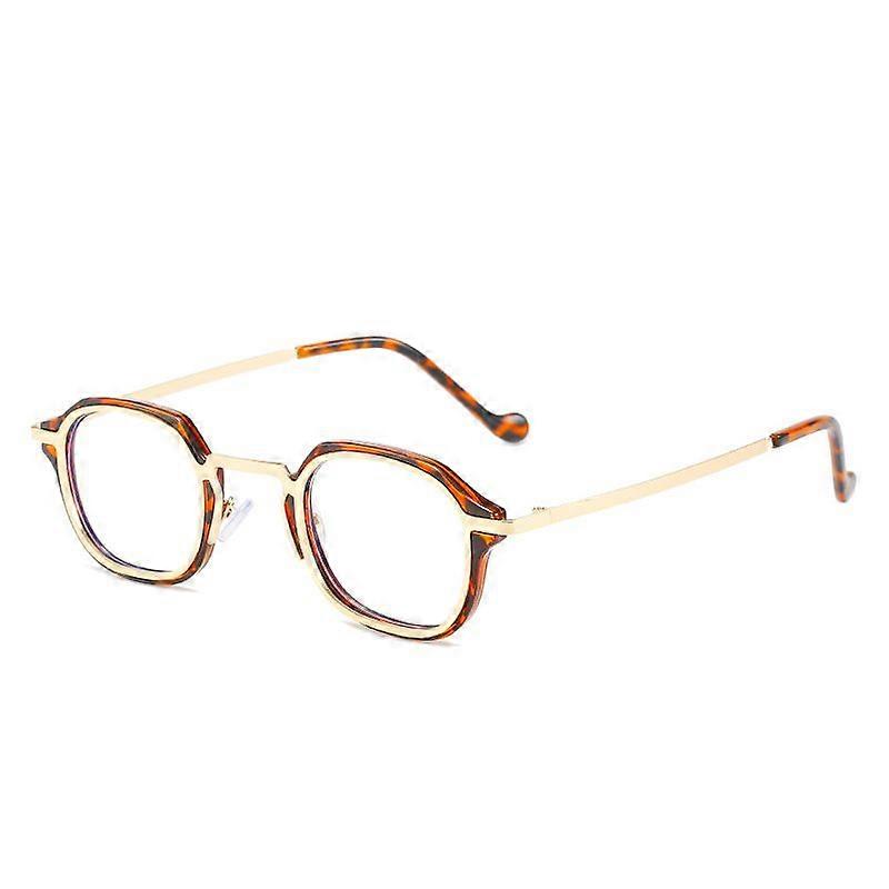 Imwete Blue Light Computer Glasses Frames for Women Men Metal Decorative Optical Eyeglasses Transparent Prescription Eyewear