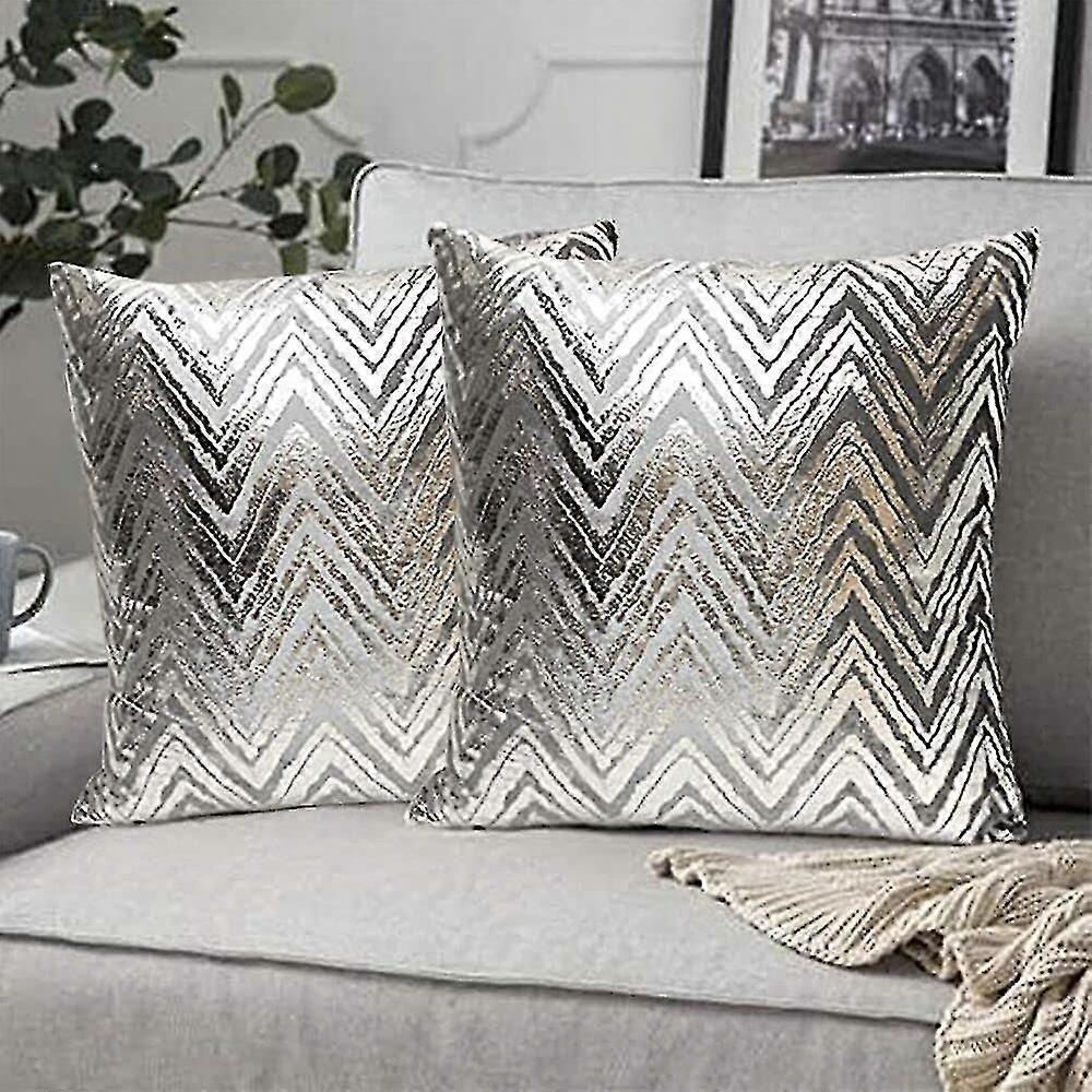 2pcs Cushion Cover Pillowcase Contemporary Pillowcase