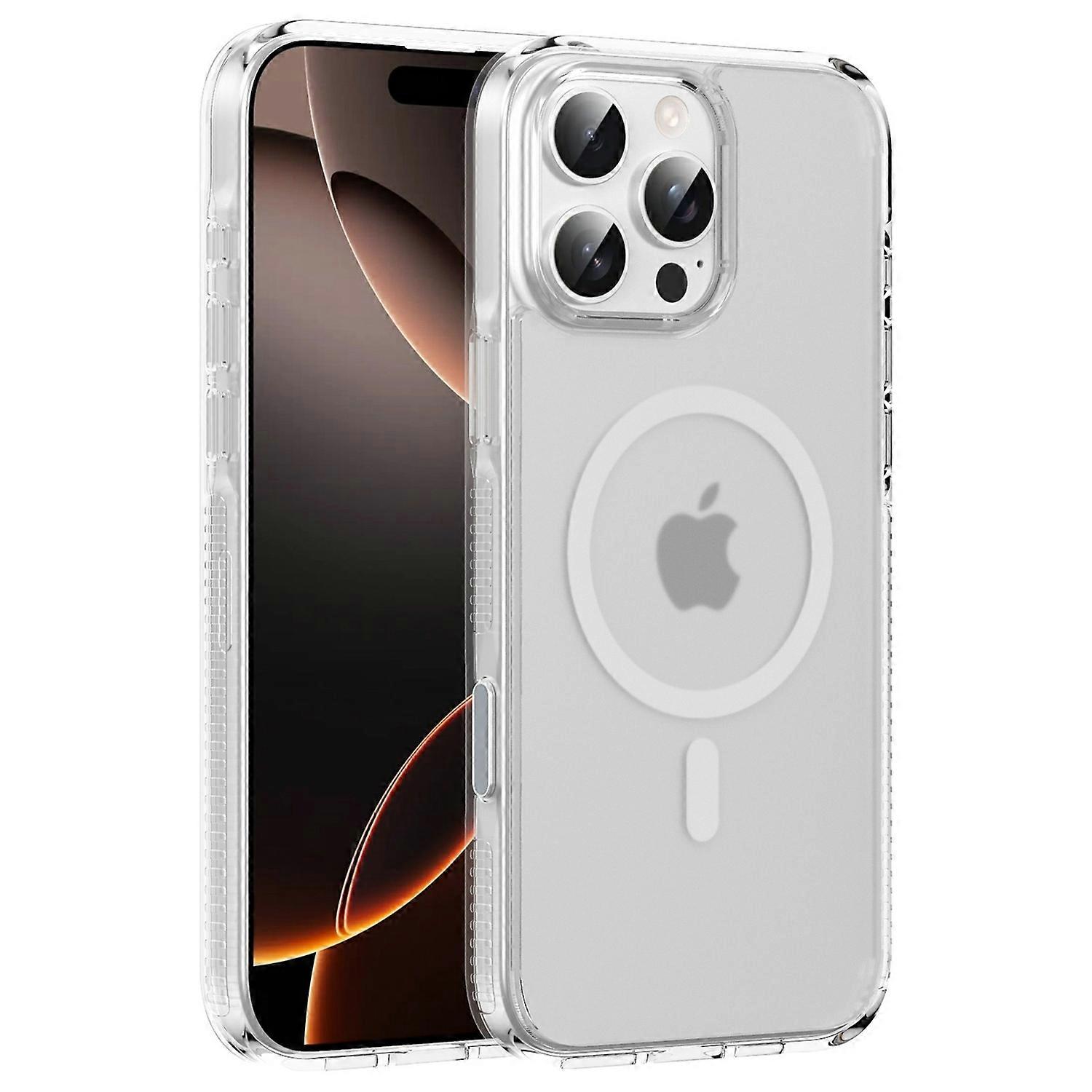 For iPhone 16 Pro Max Case with Camera Touch Control Button PC+Phone Cover