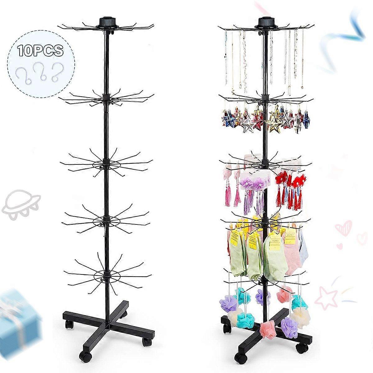 Display stand metal 3/5/7-storey multifunctional swivel frame durable stylish design