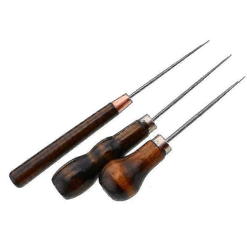 3pcs Awl Tools For Craft Stitng Sewing