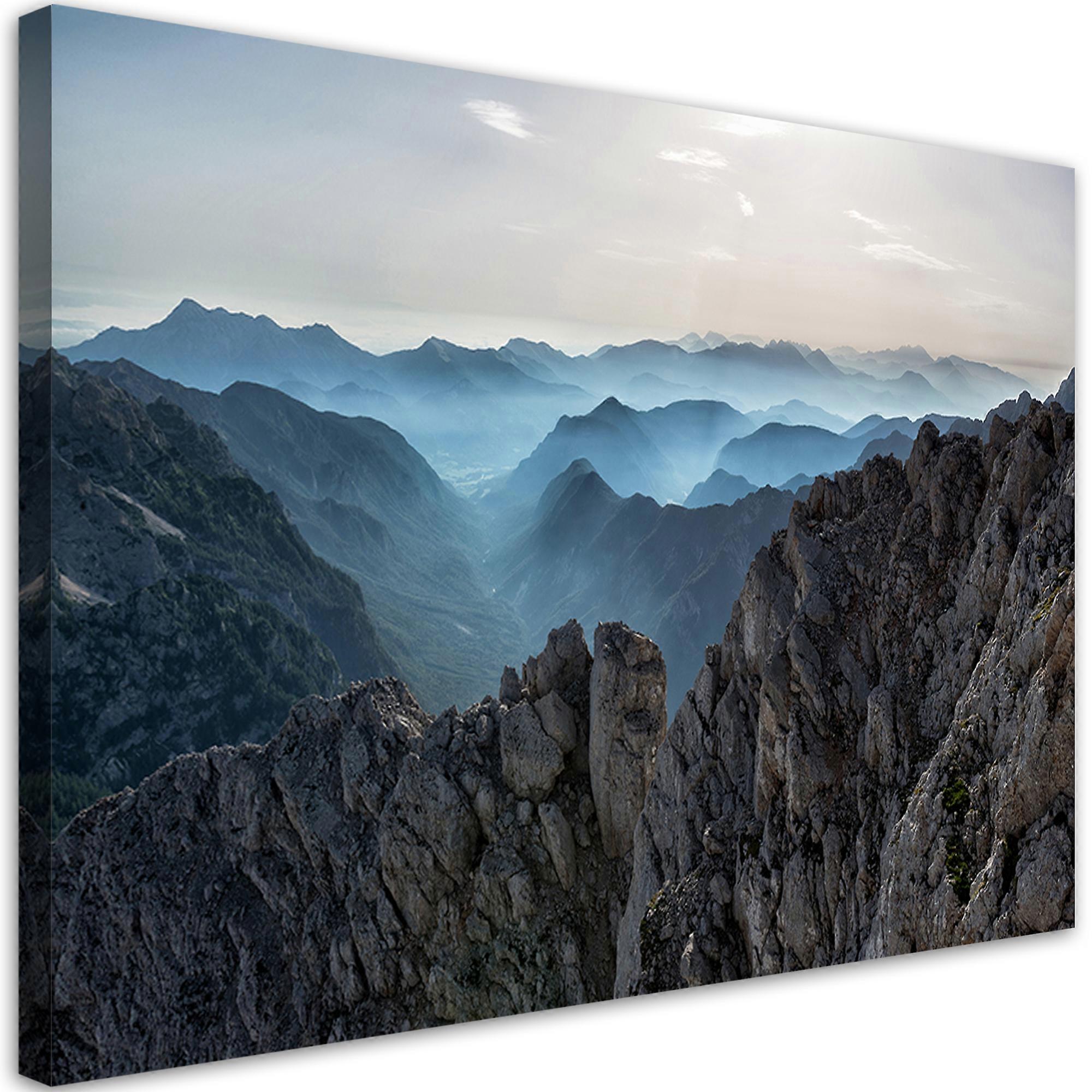 Leinwandbild, Berge, Landschaft, Landschaft - 60x40