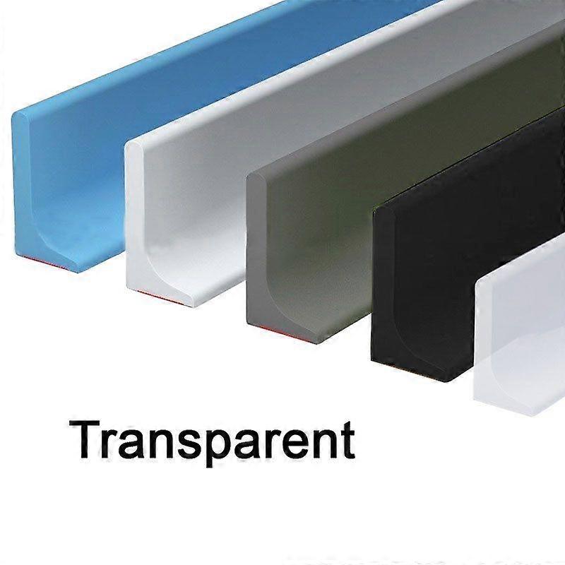 Bathroom Retention Water Barrier Strip Basin Water Stopper Water Retaining Strip Dry Wet Separation Strip Bar 50/100/200/300cmCraft Pipe Cleaners