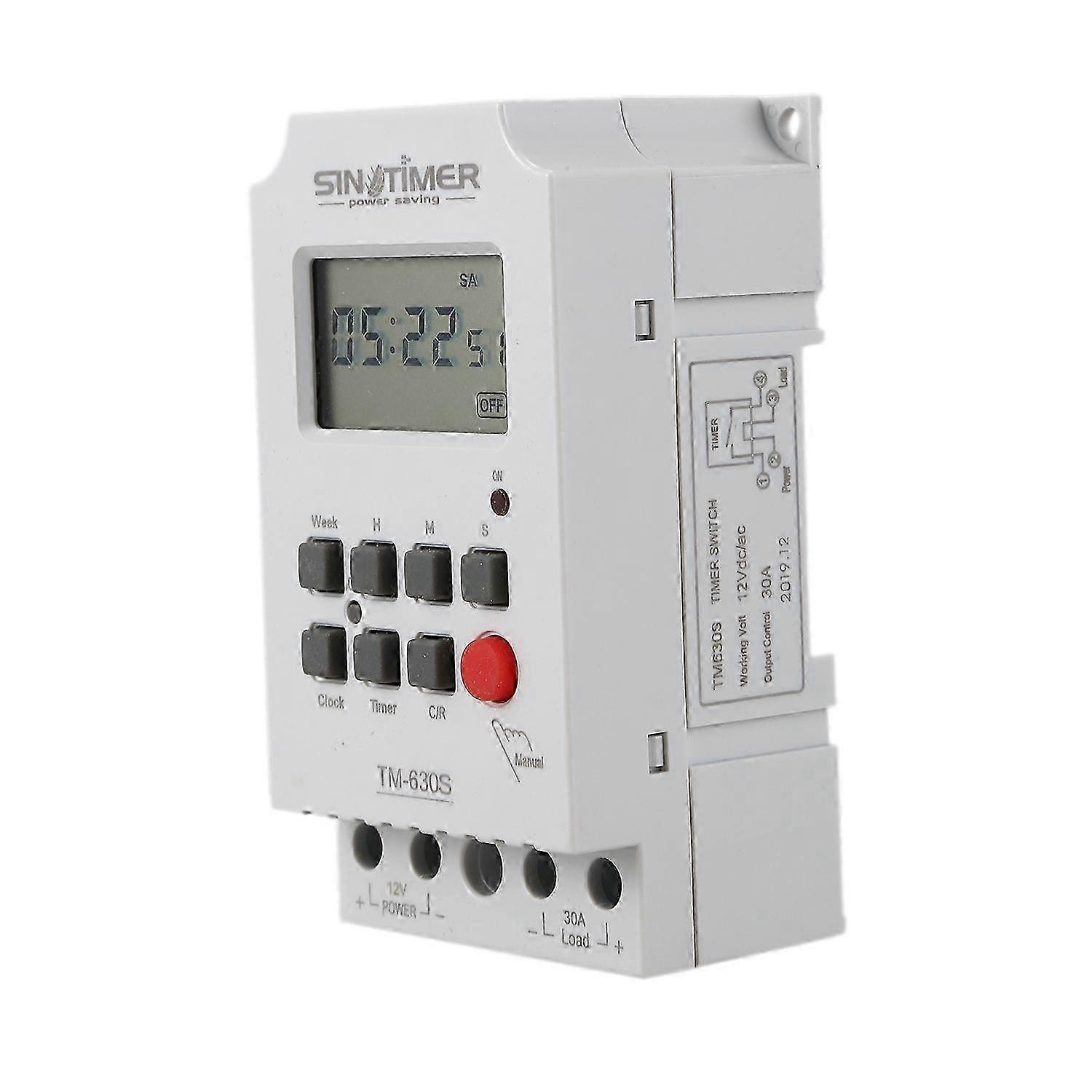Tm630S-4 12V Seconds Control Timer Switch Screen Digital Display Hot Pin Voltage Output Time Contr