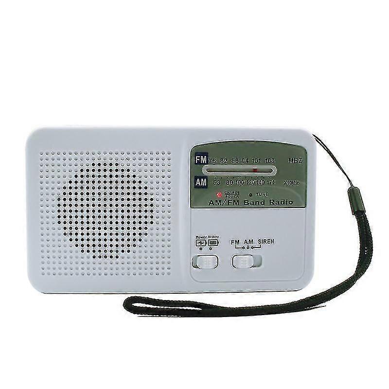 Emergency Radio With Solar And Hand Crank Self-powered, Battery Usb Charging Fm / Am Radio Led Flashlight Phone Charger