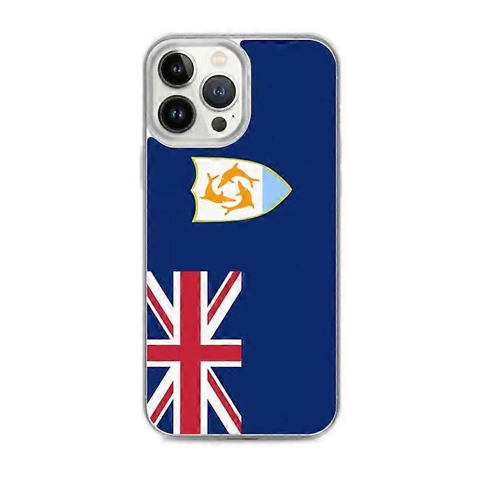 iPhone Case - Anguilla - Flag - Flexible - Multicolored - Transparent TPU