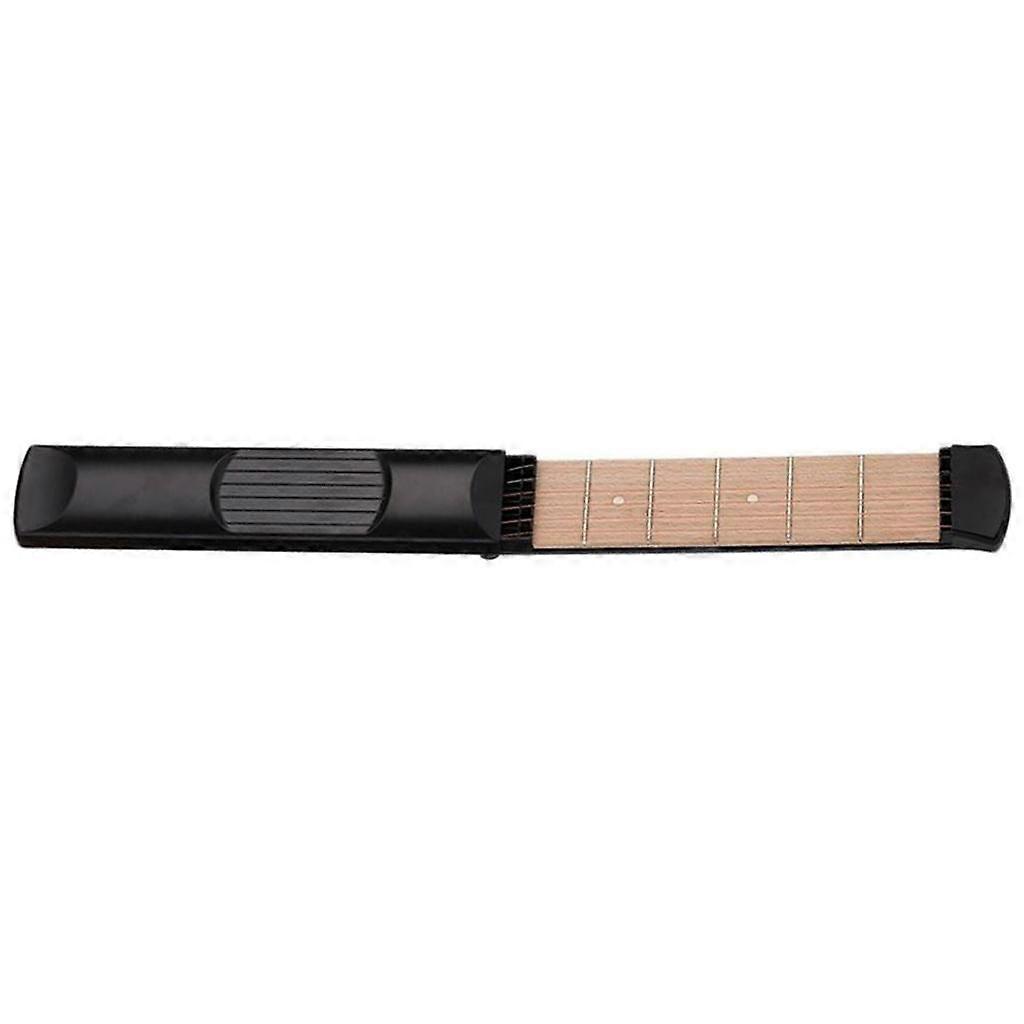 1x Pocket Acoustic Guitar Practice Tool Gadget Trainer 6 String 6 Fret