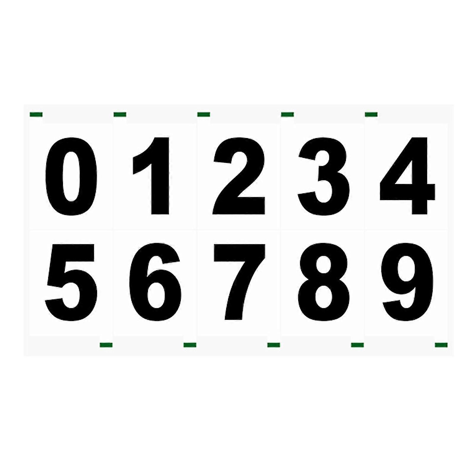 Durable Reflective Address Numbers for Outdoor Mailbox Styling