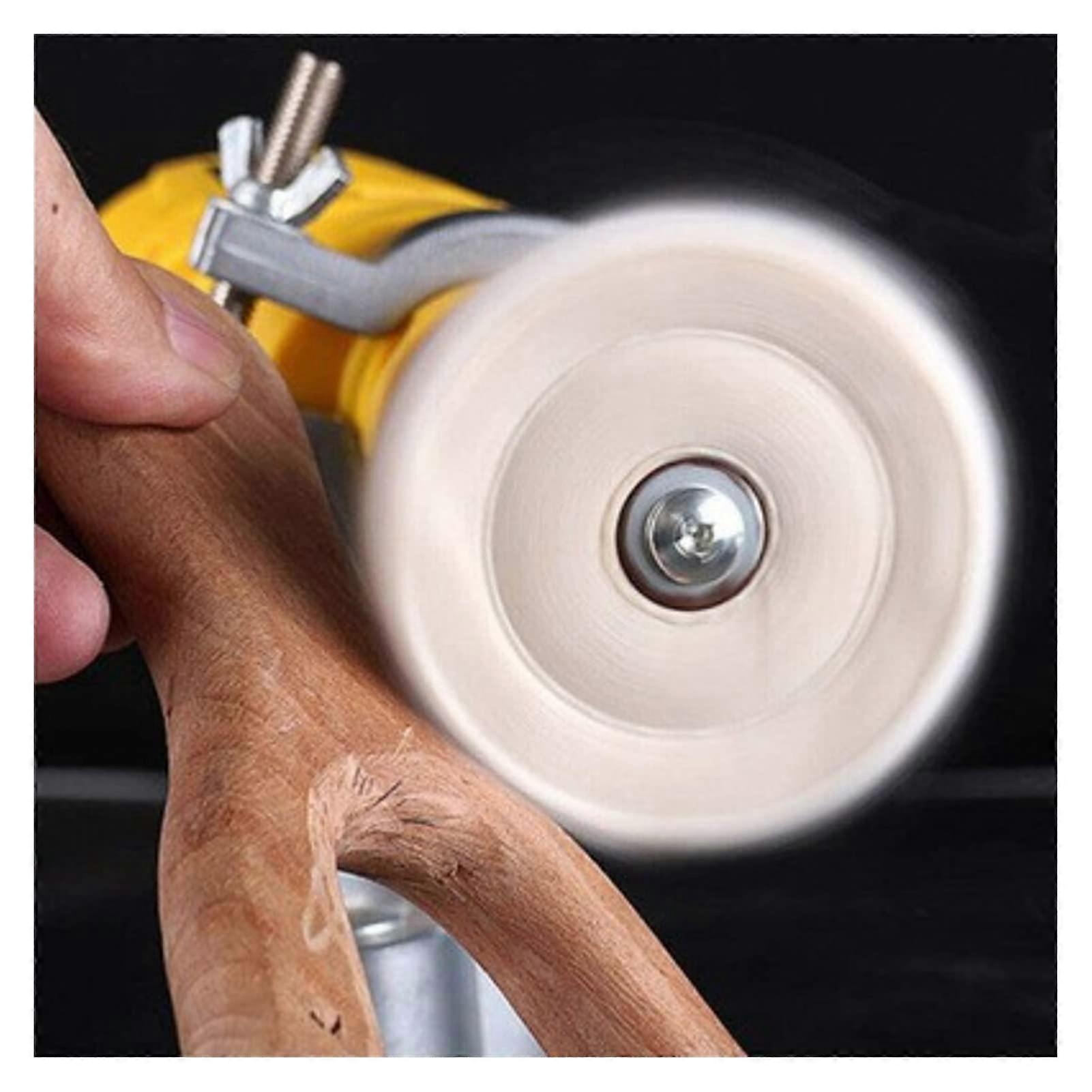 Polishing Machine with Adjustable Speed Buffing Wheels for Metal Glass Wood