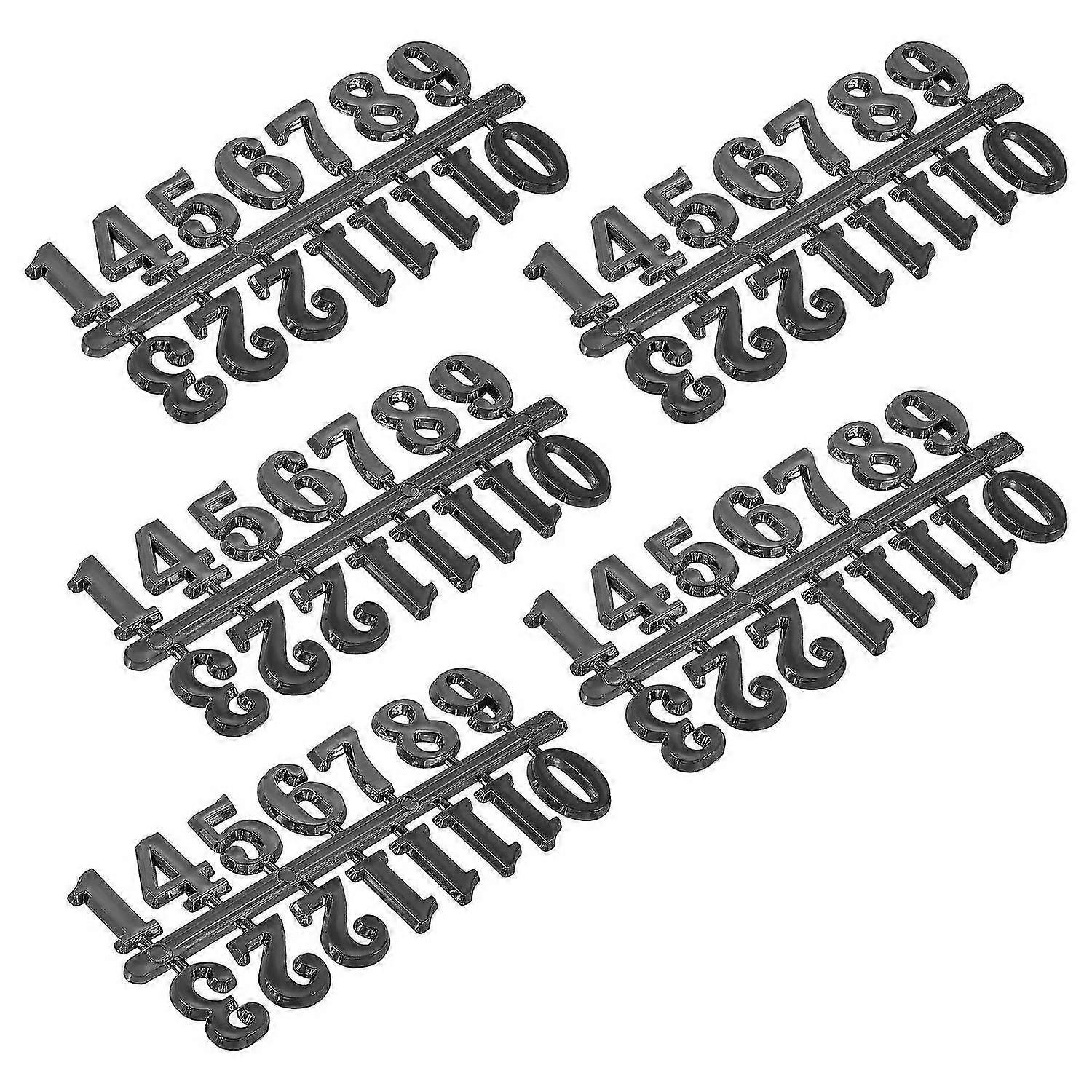 5 Sets Arabic Clock Numbers DIY Clock Arabic Number Decoration Clock Arabic Number