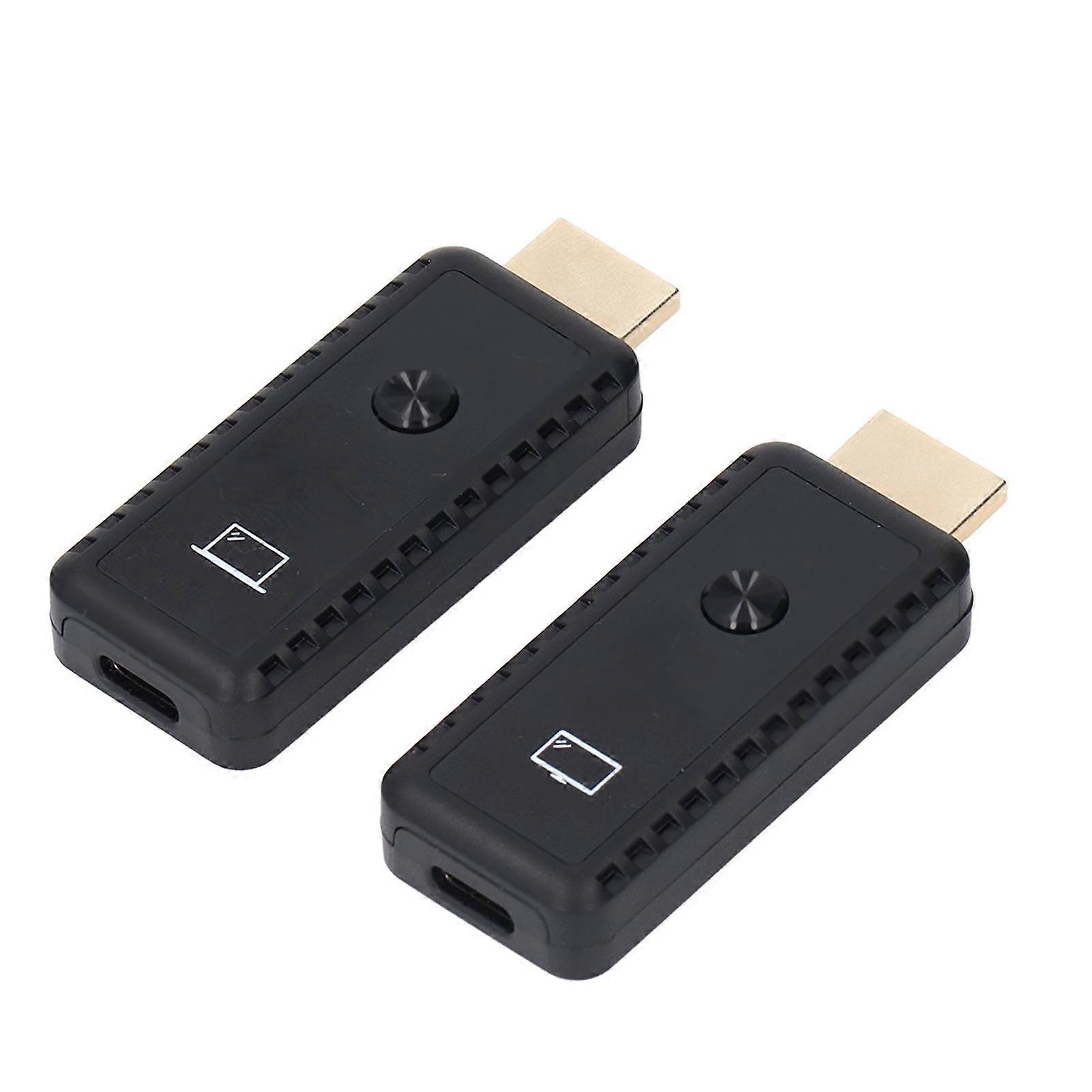 Wireless HD Multimedia Interface Transmitter and Receiver Plug and Play 100ft Portable 5G Wireless HD Extender Kit 