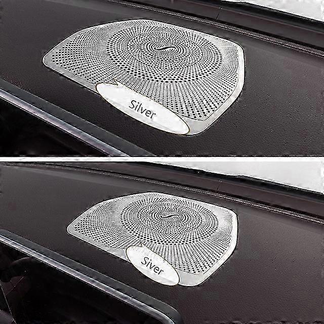 Dashboard Loudspeaker Cover Stickers Trim Accessories for Suitable Brand W205 GLC C Class C180 C200 Car Styling Audio Speaker