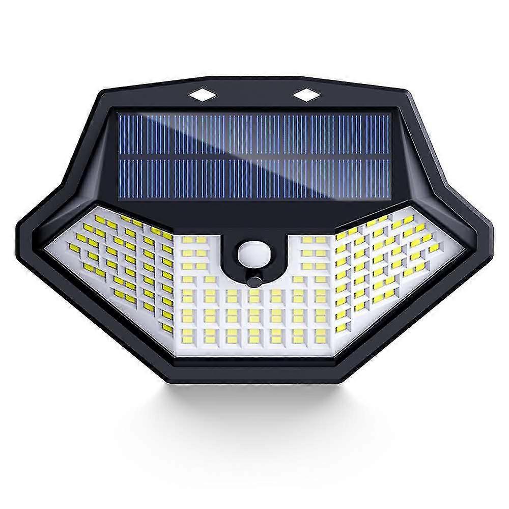 134 LED Solar Light Featuring 3 Modes, PIR Motion Sensor, and IP65 Waterproof Design for Outdoor Wall Use