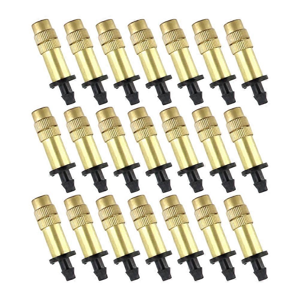 Sprinkler Mist Nozzle Irrigation Spray Sprinklers Garden Watering Tools Cylindrical 4x1.2cm Garden 30Pcs