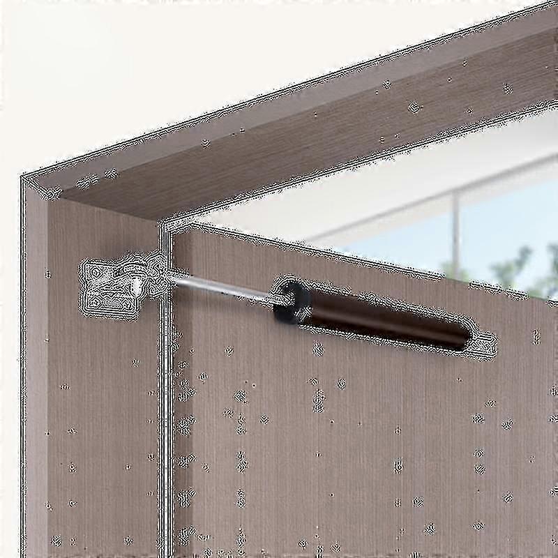 Automatic Door Closer with Soft Close, 90-Degree Stop & Adjustable Buffer - Furniture Hardware
