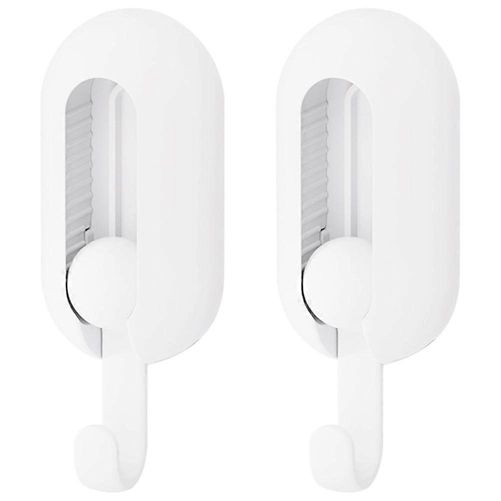 Heavy Duty Adhesive Wall Hooks for Home Organization – 2pcs Pack for Hats, Coats, Towels & Daily Use