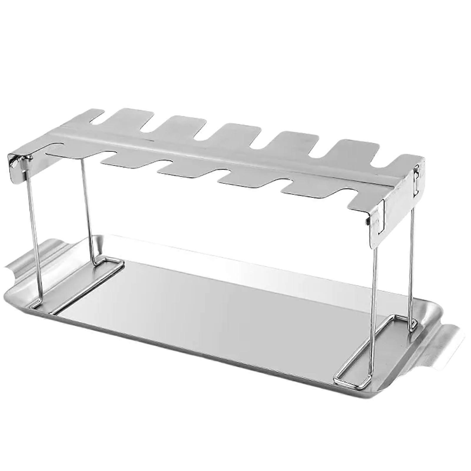 Light BBQ chicken rack, foldable grill rack, chicken legs, holder, grill tool for grilling Ref: 5590