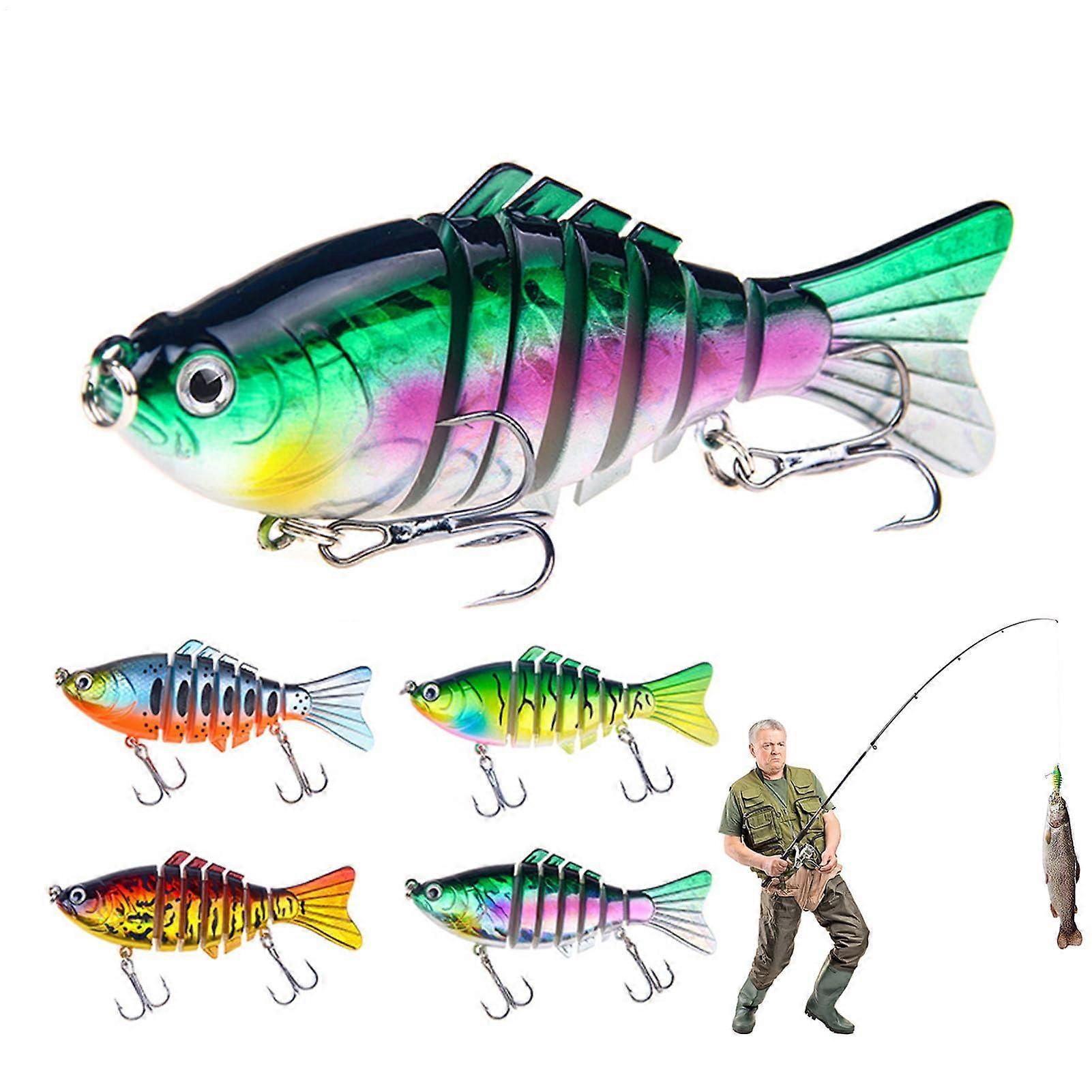 Angelköder Für Süßwasser - Realistischer 3D-Kunstköder Für Forellen Und Welse Mit Lebendiger Schwimmaktion 10cm 20g