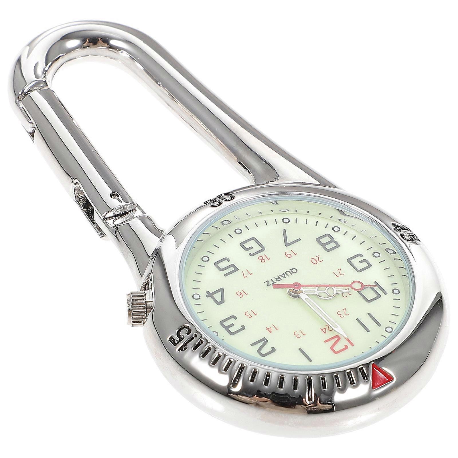 Quartz Movement Fob Watch with Versatile Clip, Great for Everyday Use