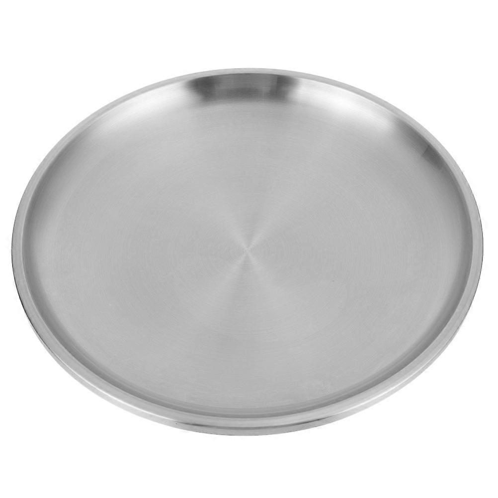 It looks like you're referring to a product listing for a **stainless steel serving plate or tray**. Here's a refined and professional version of the
