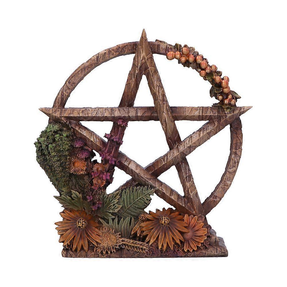 Summer Floral Decorative Pentagram Ornament