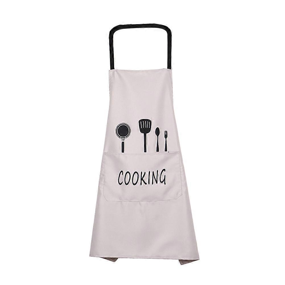 Kitchen Cooking Apron Waterproof Chef Cartoon Pattern Apron for Kitchen Use Double Layer
