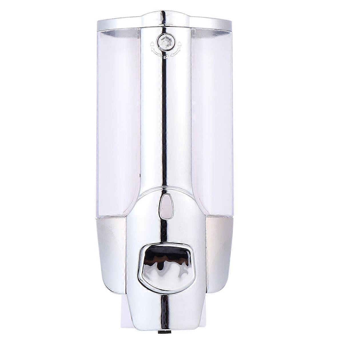 Soap Dispenser Box Wall-Mounted Shampoo Container Rectangular 1Set Hotel Use