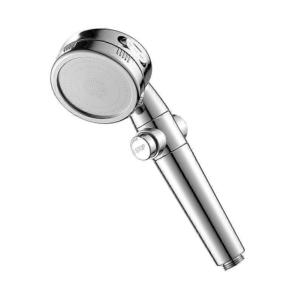 Shower Spray Attachment Handheld Shower Three Modes Silver 8X4.5X24CM 1Pc