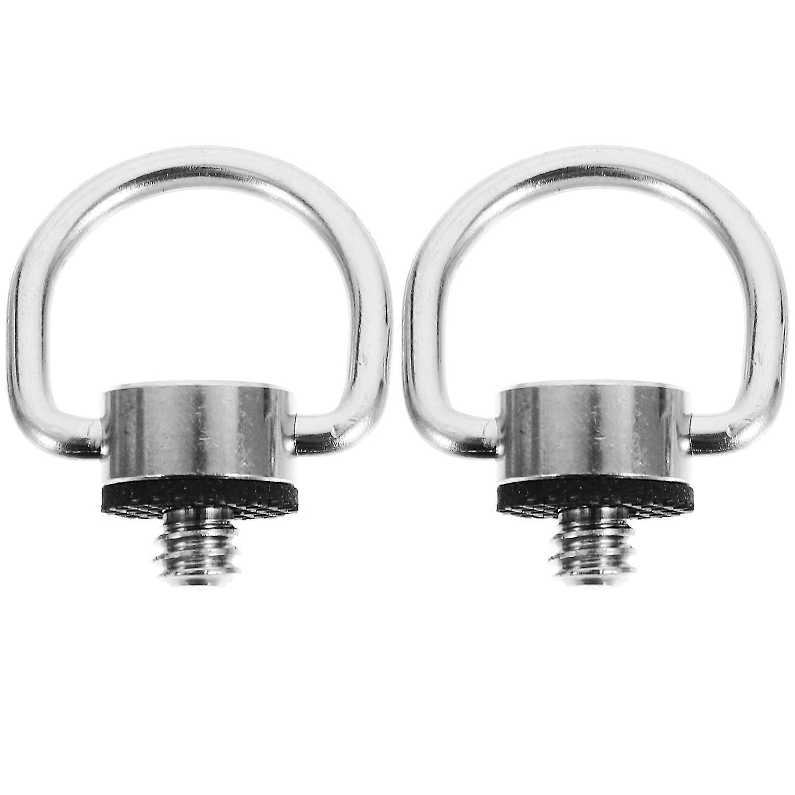 2pcs Camera Fixing Screws with Quick Release Plate for Tripod, Monopod, Gimbal, and Cameras – Durable Design