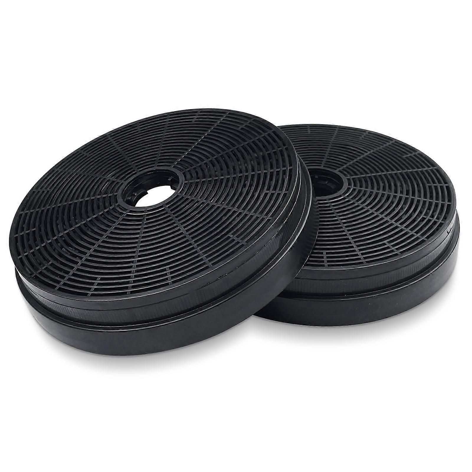 175mm Carbon Filter Replacement for Cooker Hoods - 2 Pack Compatible with Respekta Miz0031, Klarstein, Pkm Co4