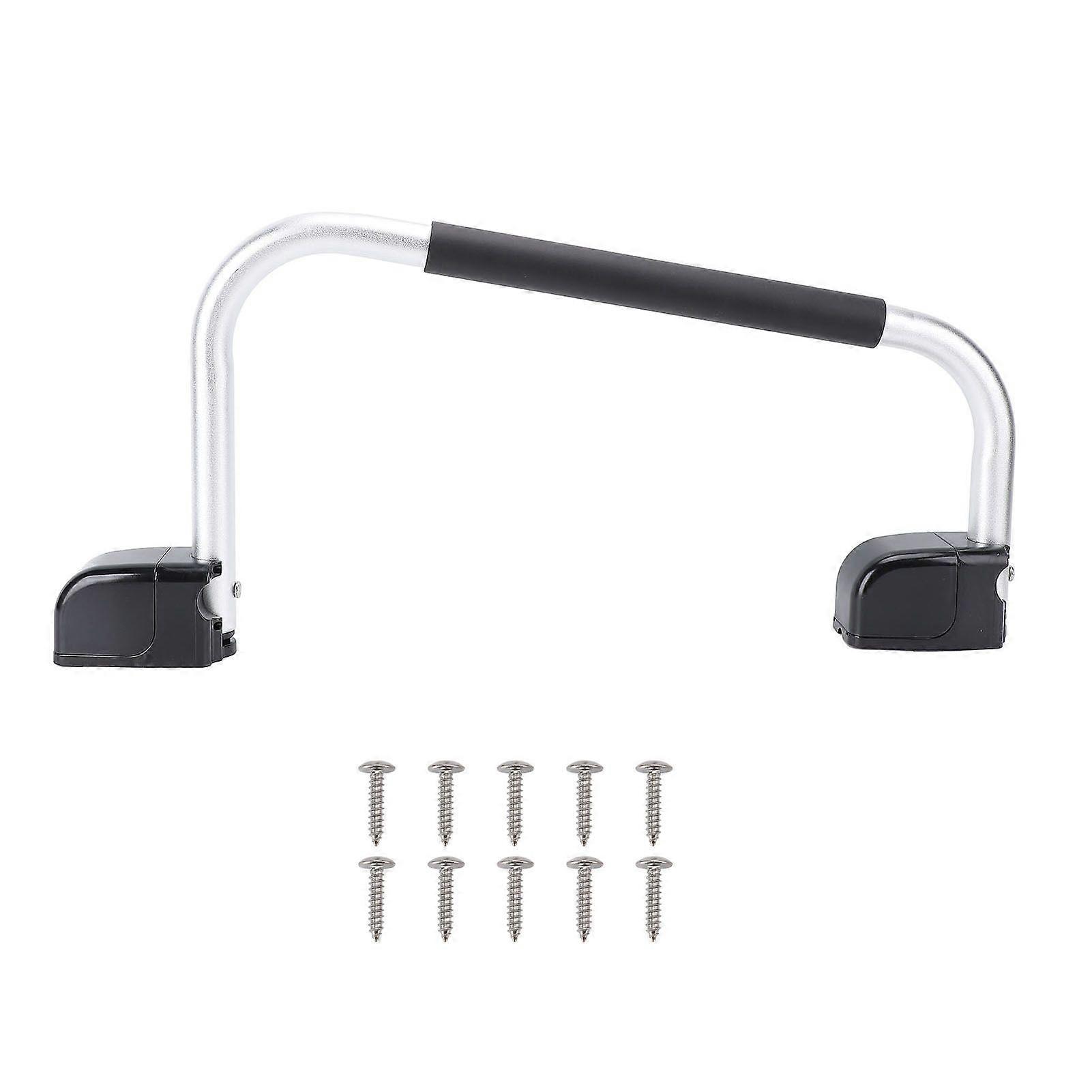 RV Hand Rail Locking Folding Aluminum Alloy Grab Handle Safe Entry Assist Handrail for Motorhome Travel Trailer MK13023