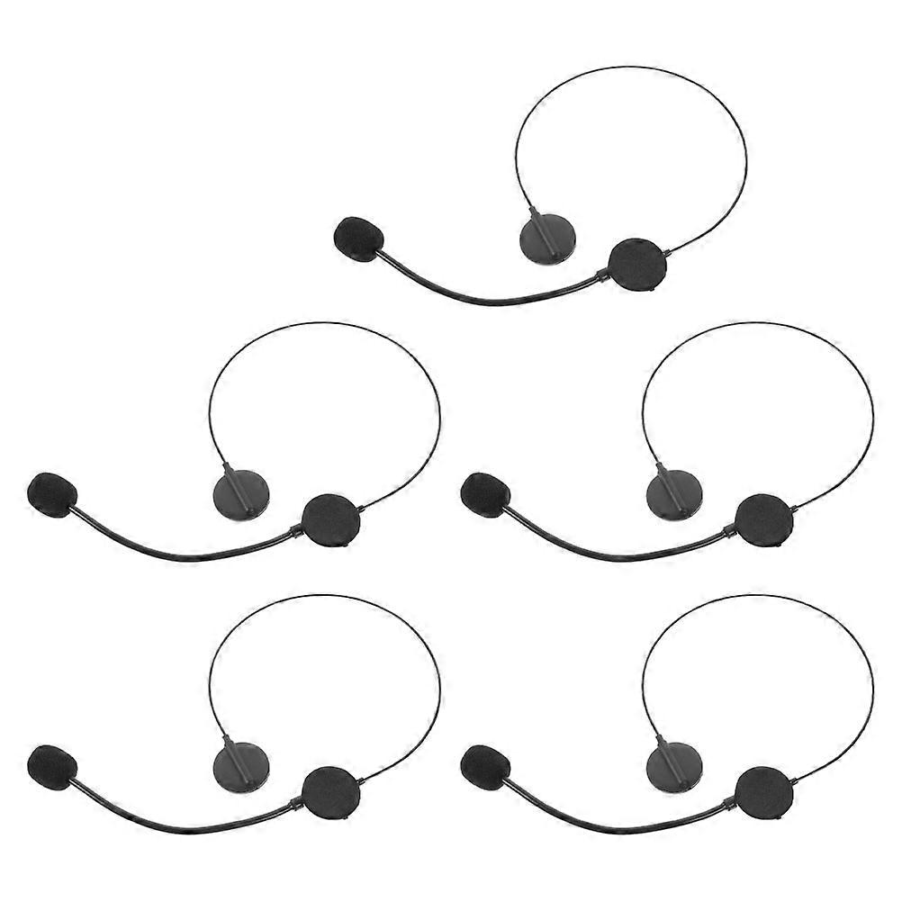 It seems like you're referring to a product listing for **Singer Headset Props** – likely a set of 5 headset microphones styled to look lifelike,