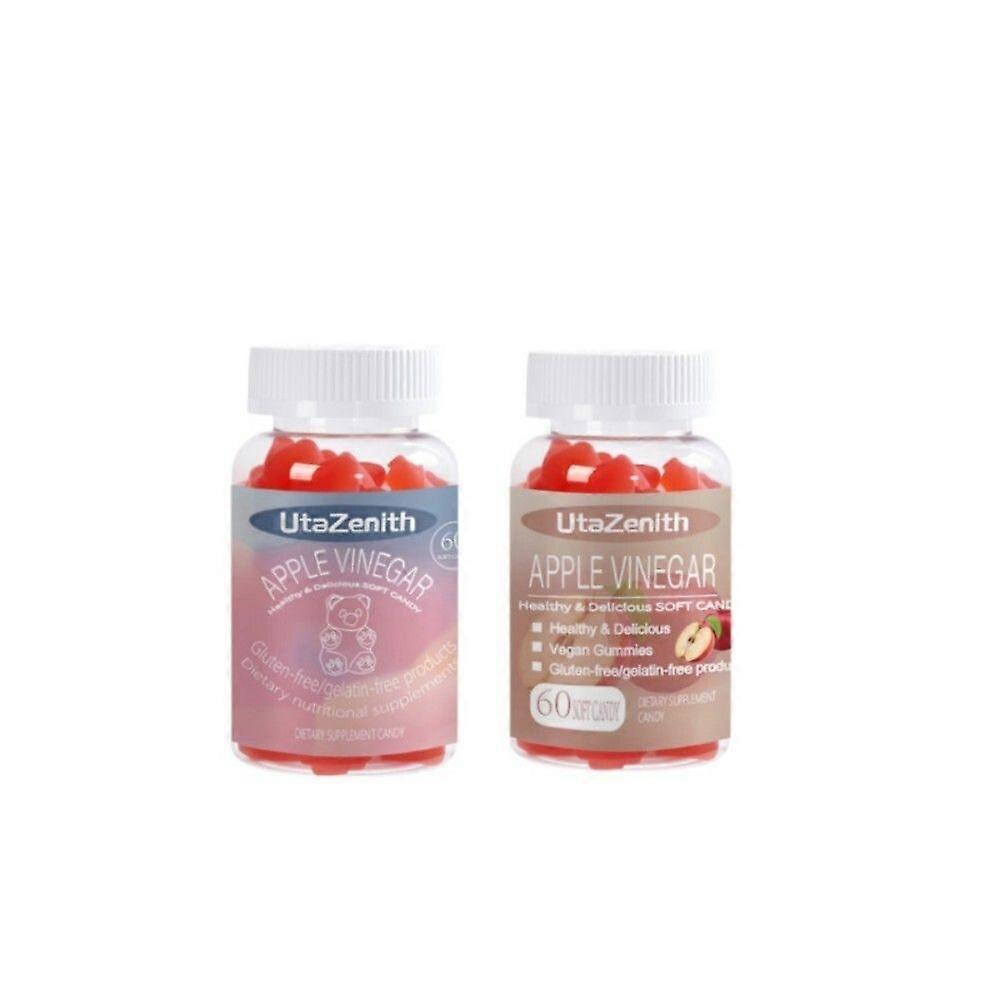 Żelki z octem jabłkowym, naturalny ekstrakt roślinny, opakowanie łączone