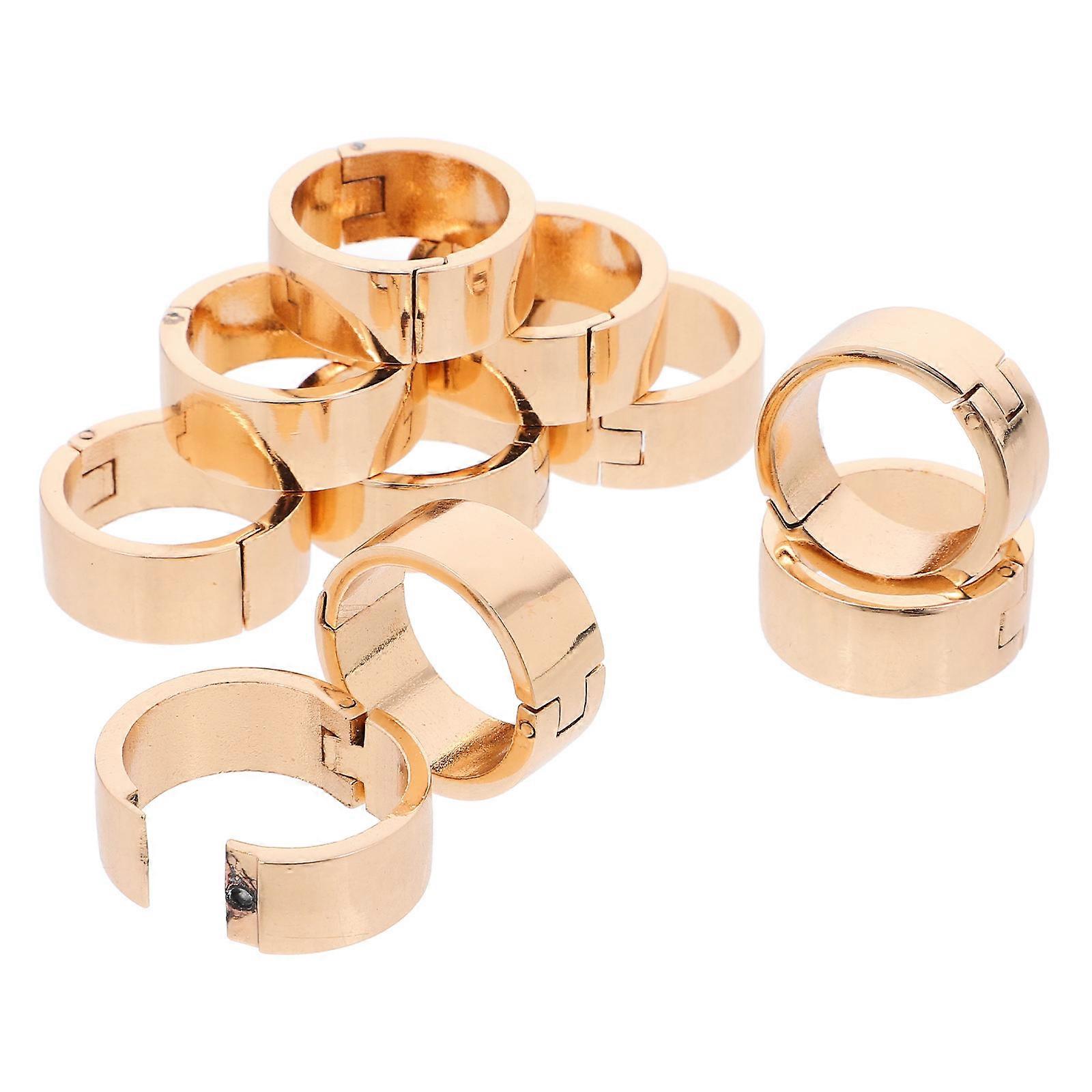 Mini Binder Rings Zinc Alloy Binding Ring Clasps For Calendar Pages Home Desk Use Inner Diameter 20mm Width 10mm Binding 10Set
