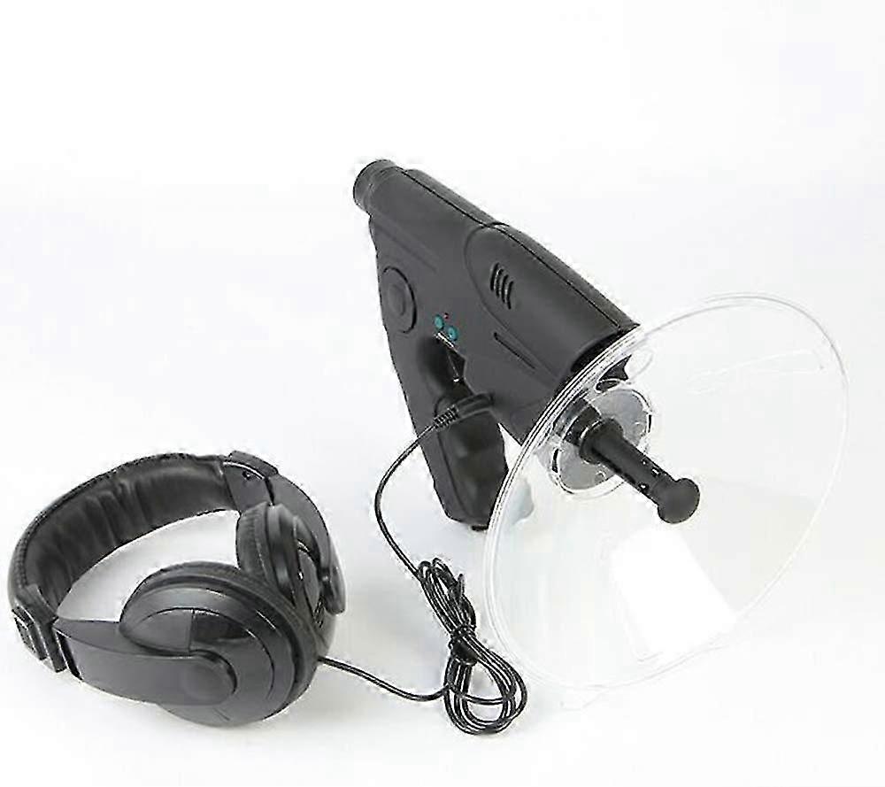Parabolic Microphone Monocular, Sound Amplifier Ear Device for Wildlife Observation and Bird Watching Telescope