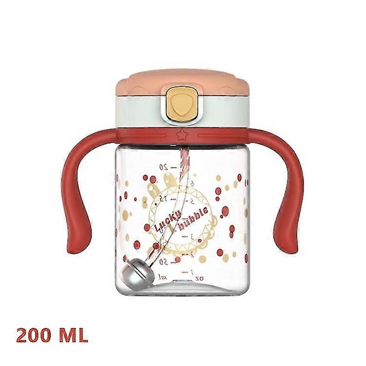 Portable Toddler Water Cup with Lid and Handles, Sippy Straw Design for Kids - BPA-Free Handheld Bottle