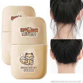2x Hårvax Cream Styling Comb För Kvinnor Barn Ordna Lösa Luggar Brutet Hår Vax Stick Gel Cream Artifact