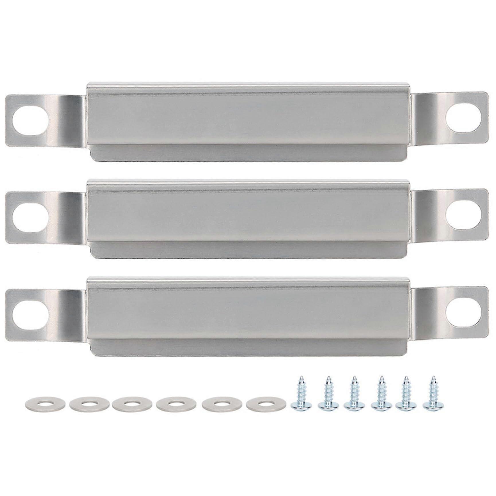 Retractable crossover pipe channel grill parts with screw and gasket, stainless steel practical BBQ accessory replacement