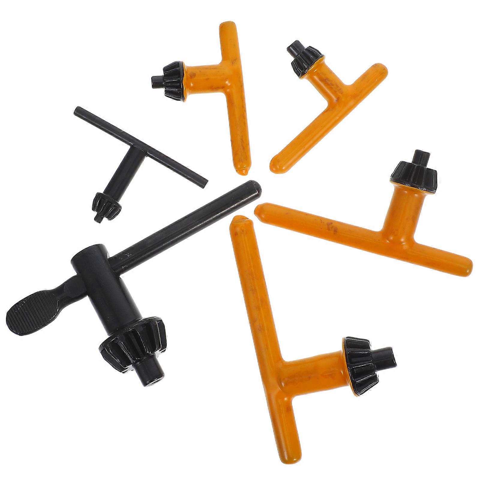 6pcs Drill Chuck Key Clamping Tool for Durable Electric Drill Bit Changes